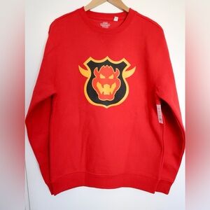 Universal Studios Super Nintendo World Bowser Challenge Sweater Size M